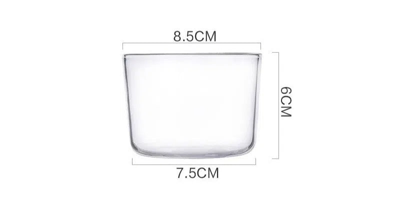 Copo de Vidro - 200ml - 2 pçs-Kasamô