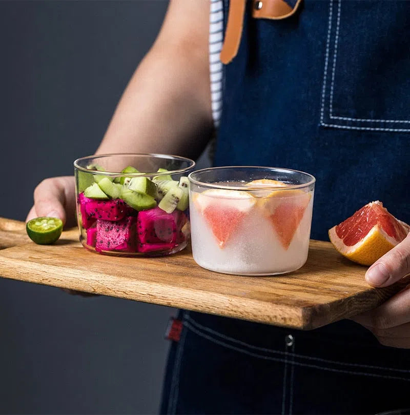 Copo de Vidro - 200ml - 2 pçs-Kasamô