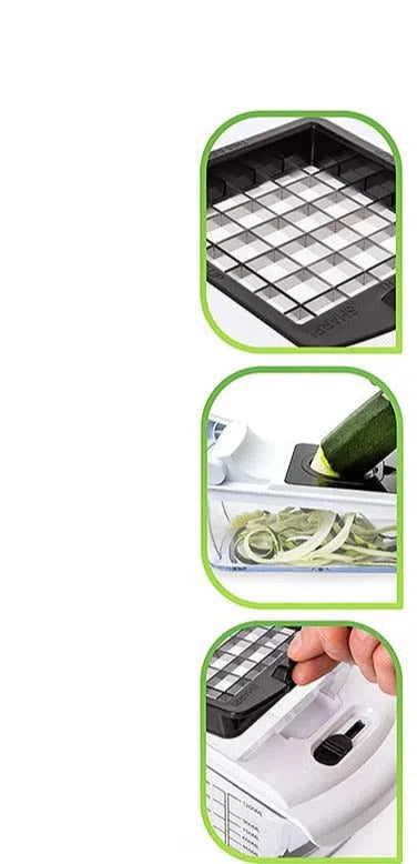 Cortador e Fatiador Multifuncional 14 em 1-Kasamô