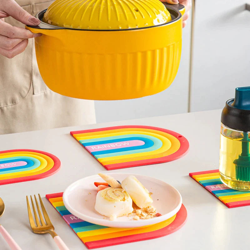 Descanso de Panela em Silicone Rainbow-Kasamô
