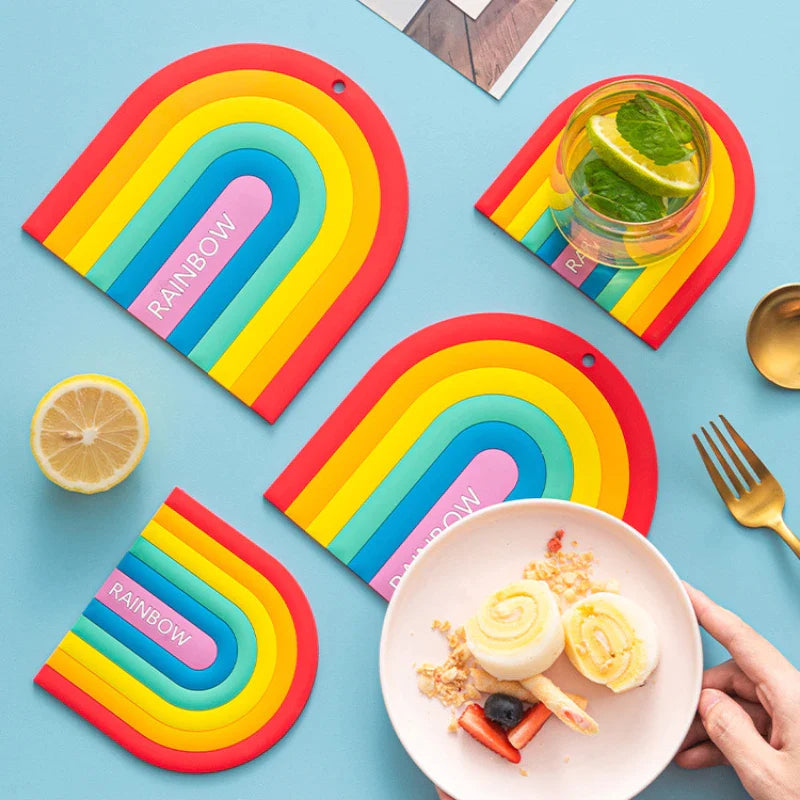 Descanso de Panela em Silicone Rainbow-Kasamô