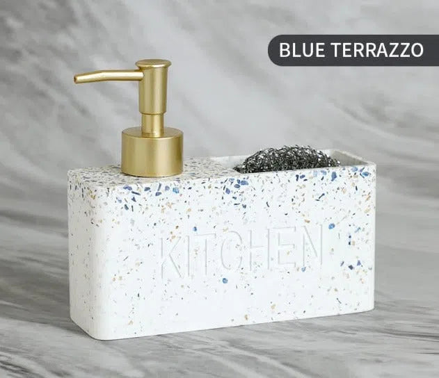 Dispenser de Detergente e Porta Esponja para Cozinha-Kasamô