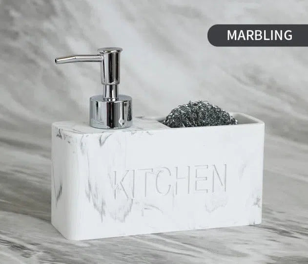 Dispenser de Detergente e Porta Esponja para Cozinha-Kasamô