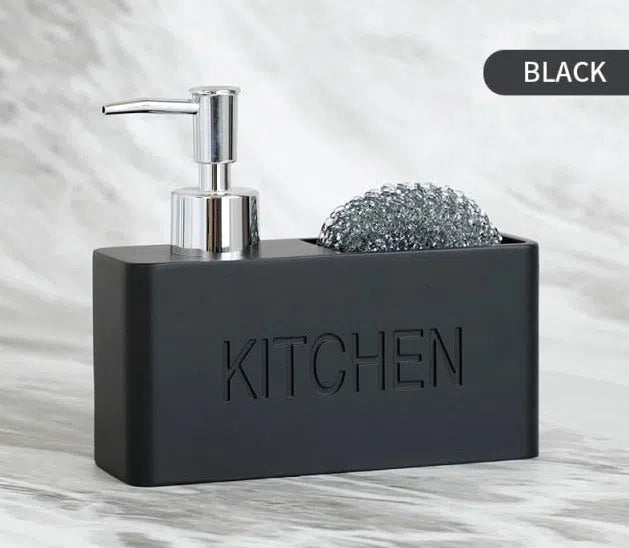 Dispenser de Detergente e Porta Esponja para Cozinha-Kasamô