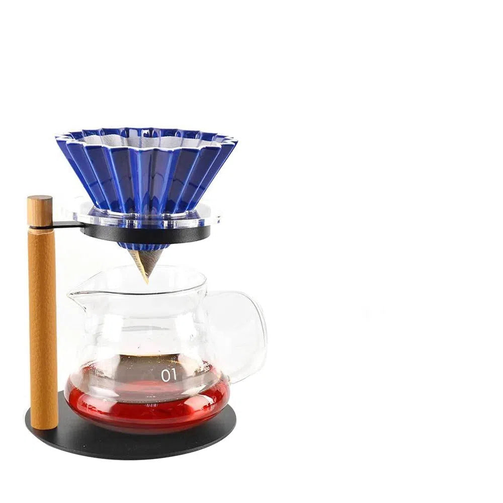 Drip Station para Suporte de Filtro para Café em Madeira e Metal-Kasamô