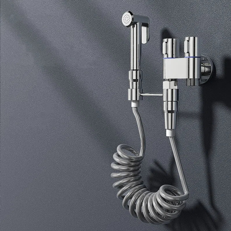 Ducha Higiênica de Banheiro em Inox-Kasamô