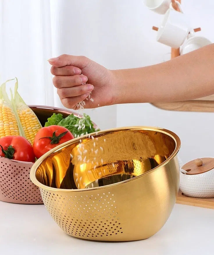 Escorredor em Aço Inox-Kasamô