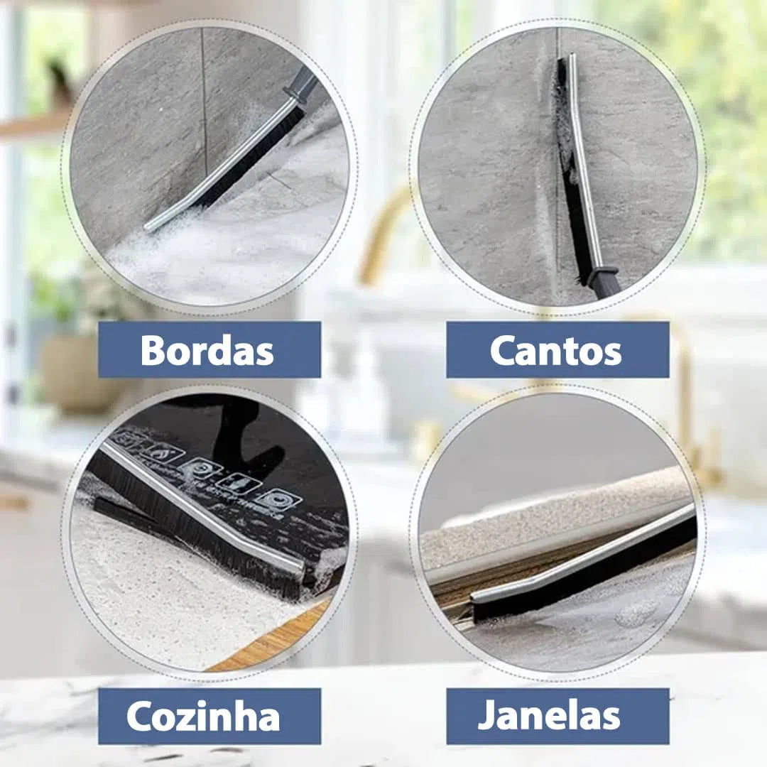 Escova LimpMax - Tenha Cantos Impecáveis e Brilhantes-Kasamô