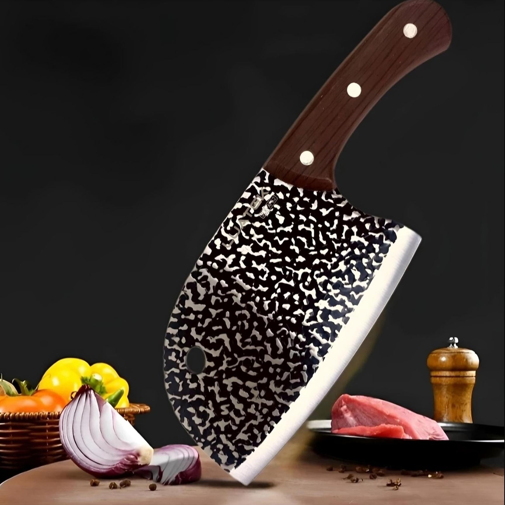 Faca Cutelo Profissional Forjada à Mão - Urbane Chef-Kasamô