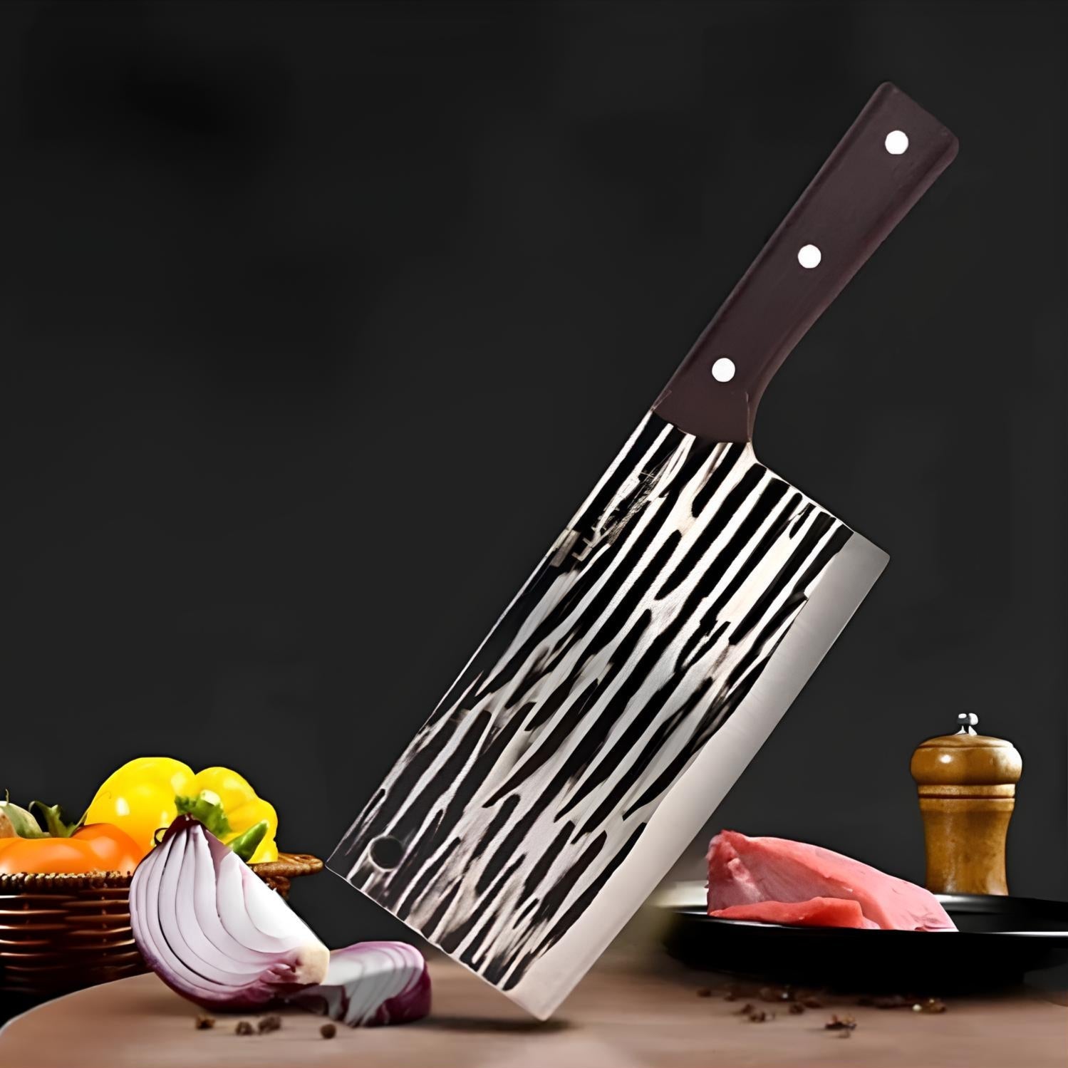 Faca Cutelo Profissional Forjada à Mão - Urbane Chef-Kasamô