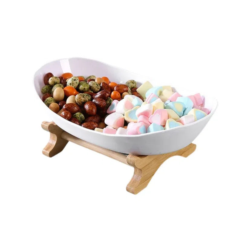 Fruteira de Mesa Moderna em Bambu 1 a 3 Andares-Kasamô