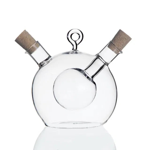 Galheteiro Criativo 2 em 1 para Óleos, Azeite e Vinagre-Kasamô