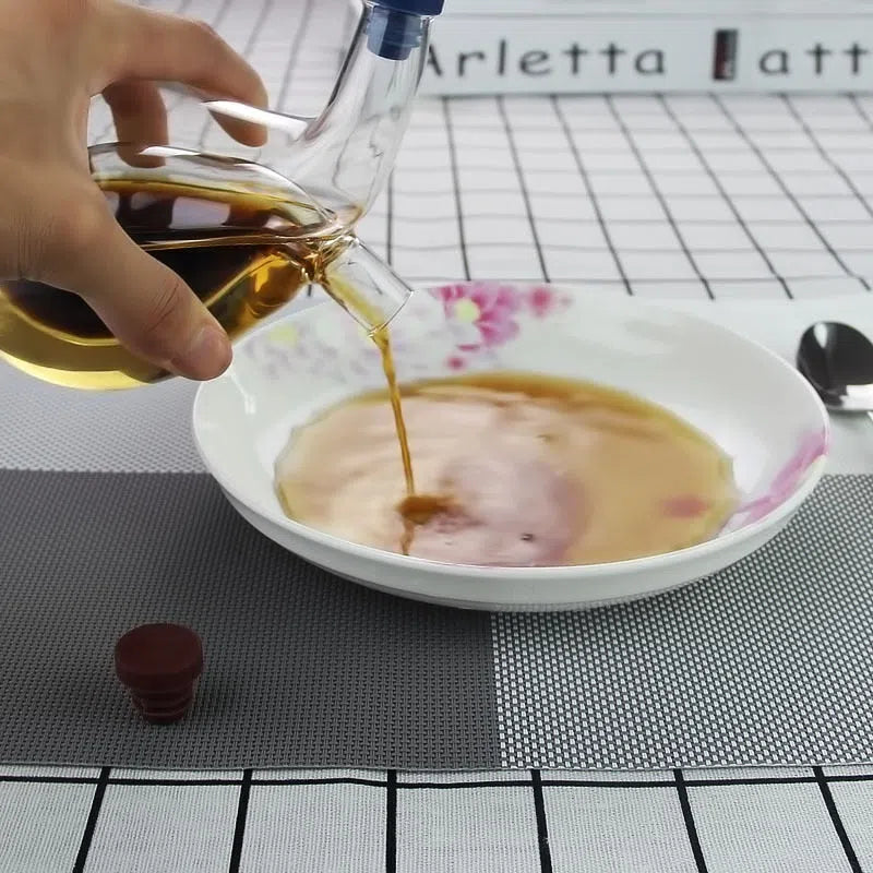 Galheteiro Criativo Espiral 2 em 1 para Óleos, Azeite e Vinagre-Kasamô