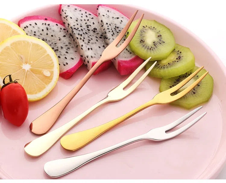 Garfos para Aperitivos em Inox - 2 Peças-Kasamô