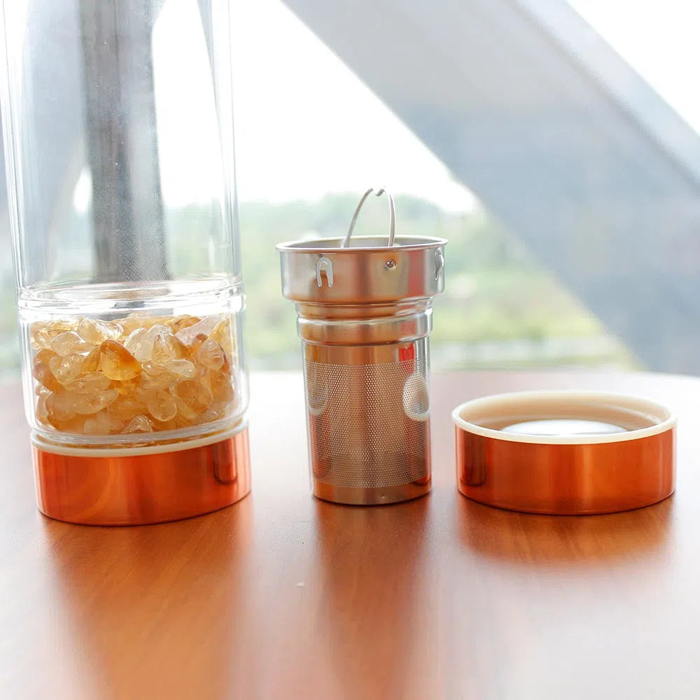 Garrafa Crystal com Infusor-Kasamô