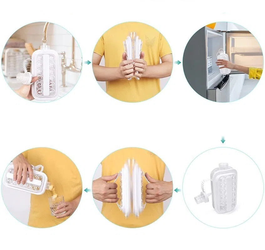 Garrafa Forma de Gelo em Esferas-Kasamô