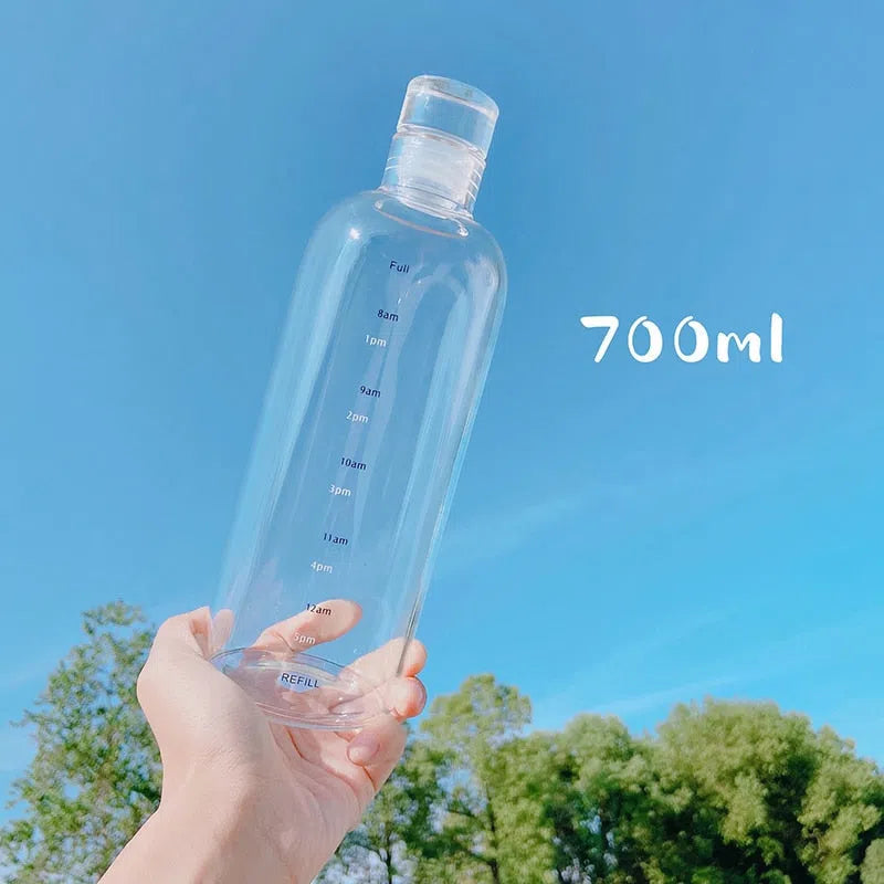 Garrafa de Vidro com Marcador 500 ou 700ml-Kasamô