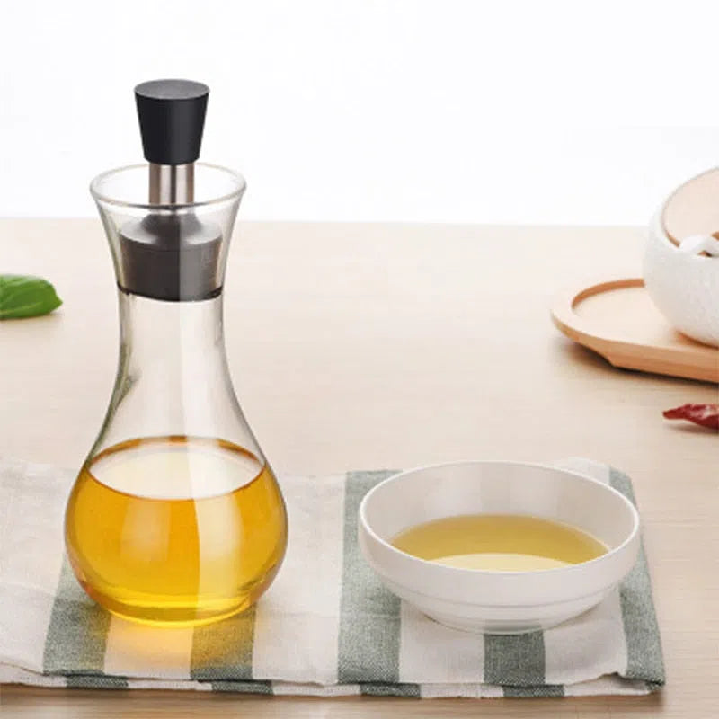 Garrafa de Vidro para Azeite, Óleo ou Vinagre com Bico Dosador-Kasamô