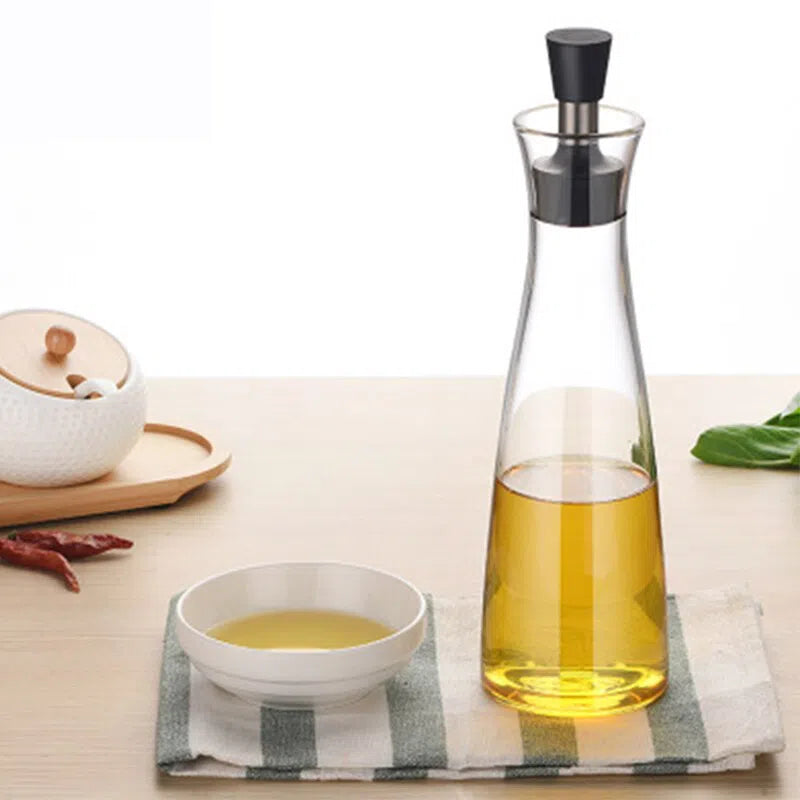 Garrafa de Vidro para Azeite, Óleo ou Vinagre com Bico Dosador-Kasamô