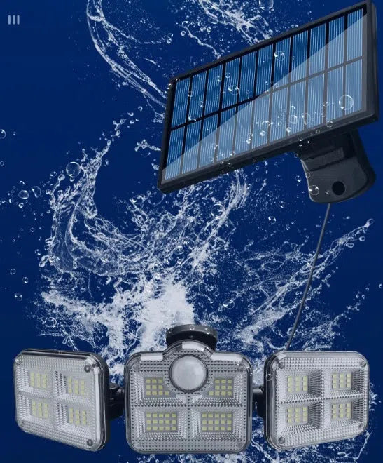 Holofote Solar LED 800W com 3 Cabeças - Power Urbane-Kasamô