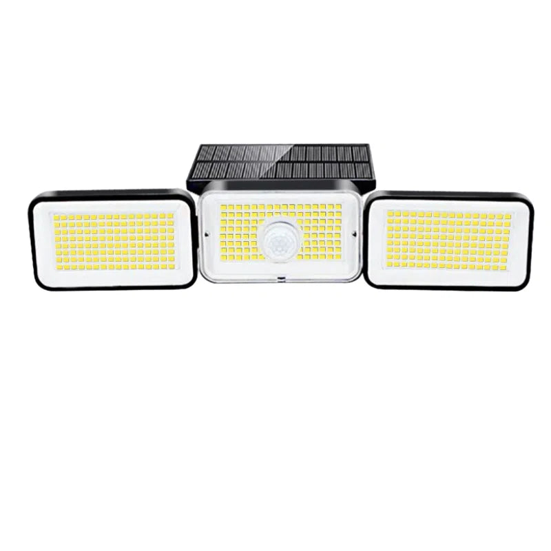 Holofote Solar LED 800W com 3 Cabeças - Solar Urbane-Kasamô