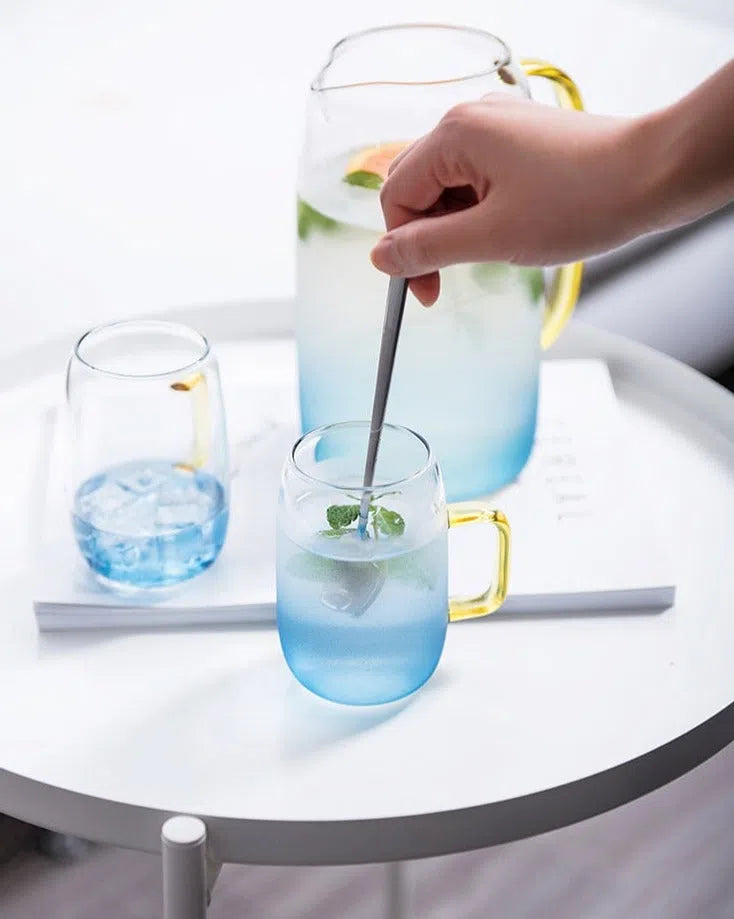 Jarra e Copos Degradê - Coleção Rainbow-Kasamô