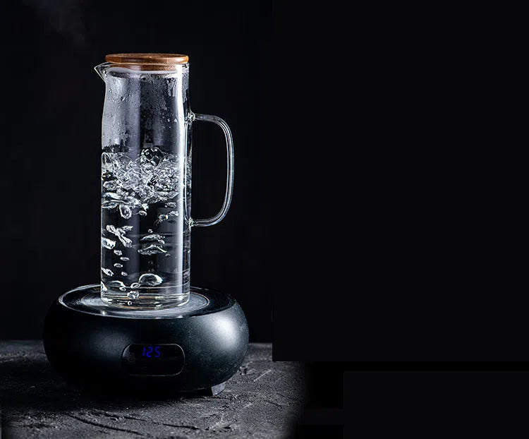 Jarro de Vidro de Borossilicato com Tampa de Bambu-Kasamô