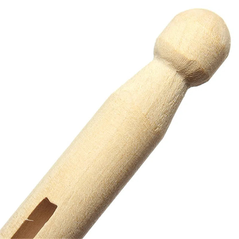 Kit Prendedores Artesanais de Madeira Formato de Pinos - 10 Peças-Kasamô