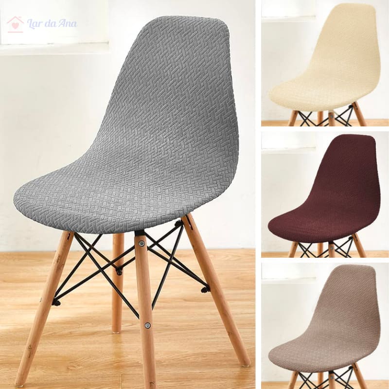 Kit Capas de Cadeira Eames Eiffel - Tecido Jacquard