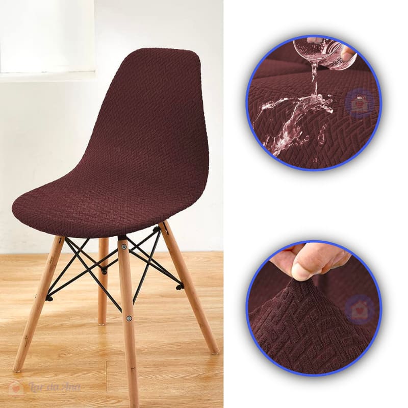 Kit Capas de Cadeira Eames Eiffel - Tecido Jacquard