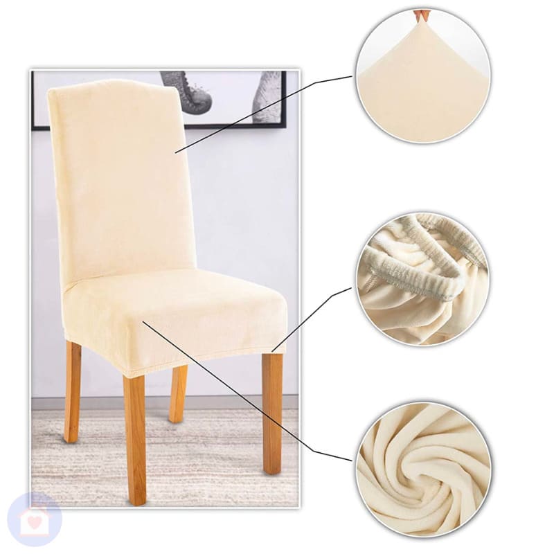 Kit Capas de Cadeira Suede Veludo