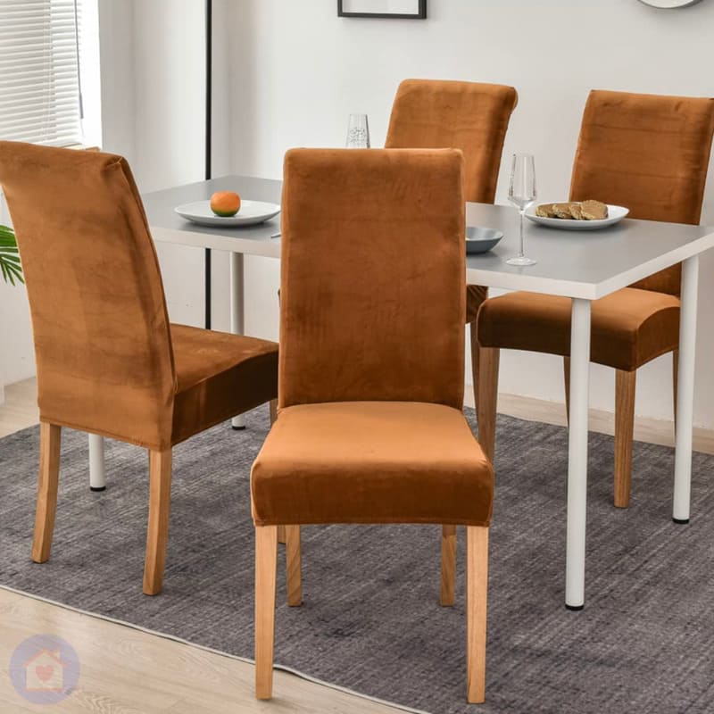 Kit Capas de Cadeira Suede Veludo