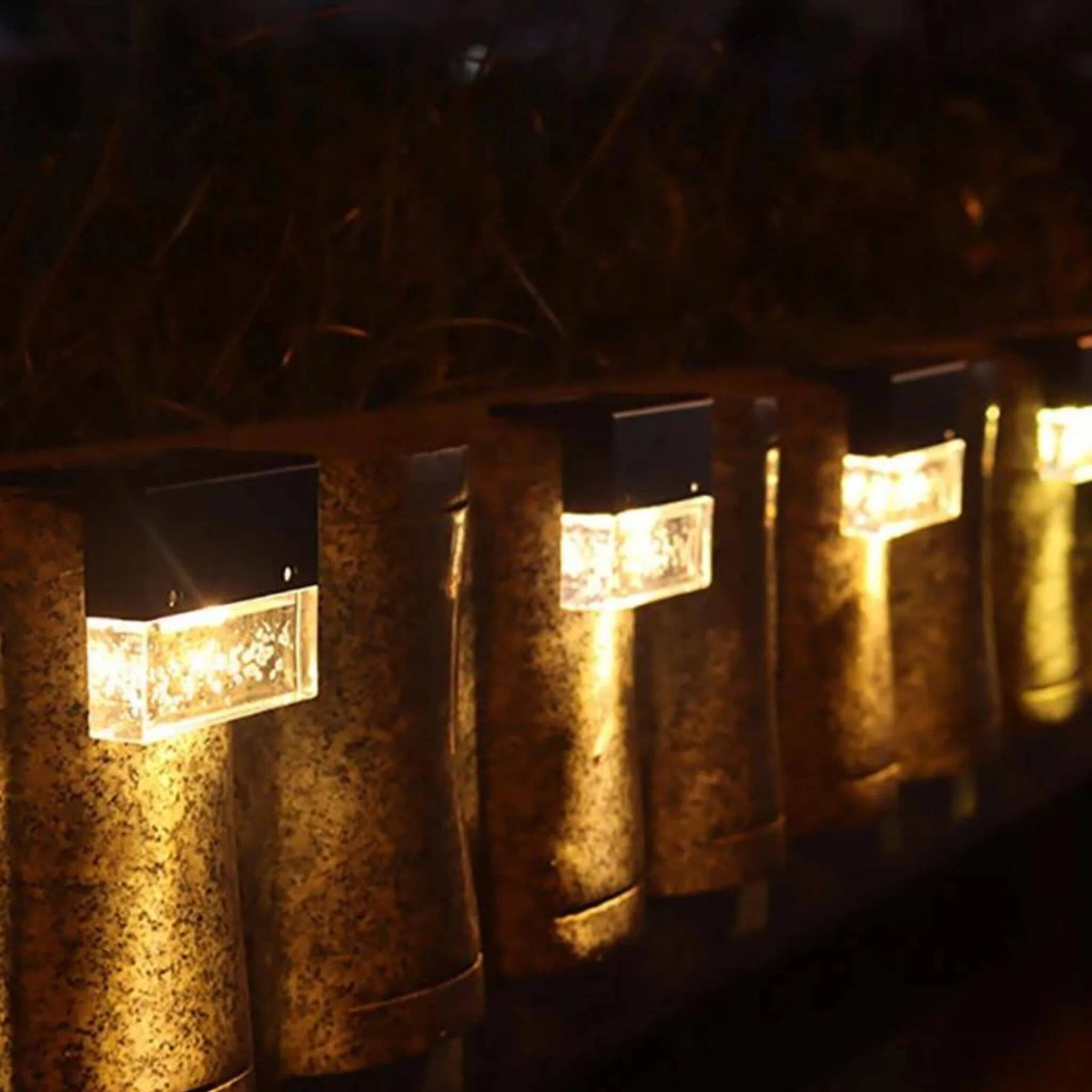 Lâmpada Led RGB Solar - 8 Cores Jardins e Exteriores-Kasamô