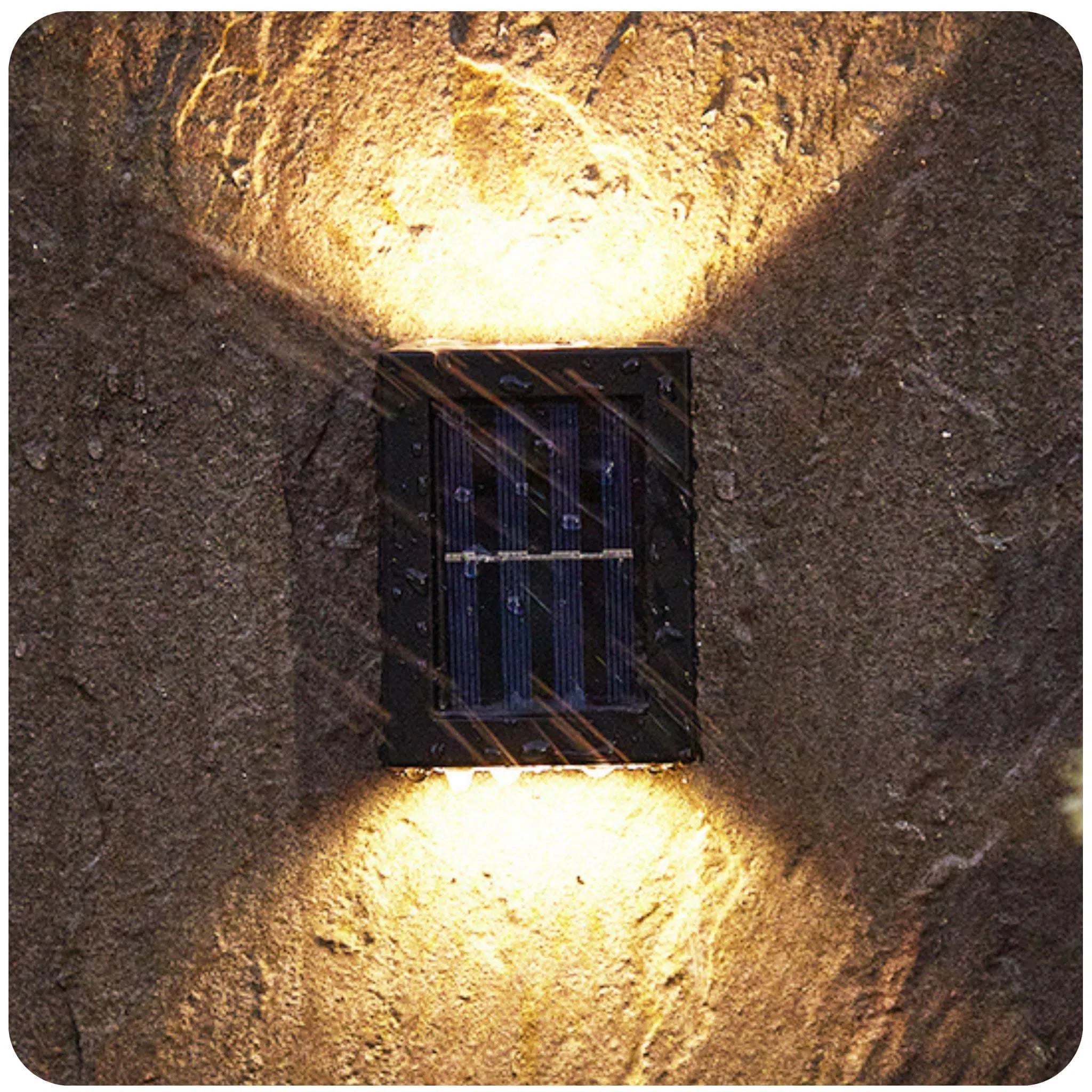 Lâmpada Solar Arandela à Prova D'água - Decoração para Exteriores-Kasamô