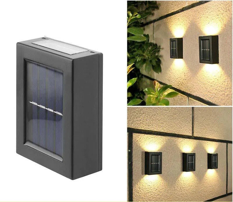 Lâmpada Solar Arandela à Prova D'água - Decoração para Exteriores-Kasamô