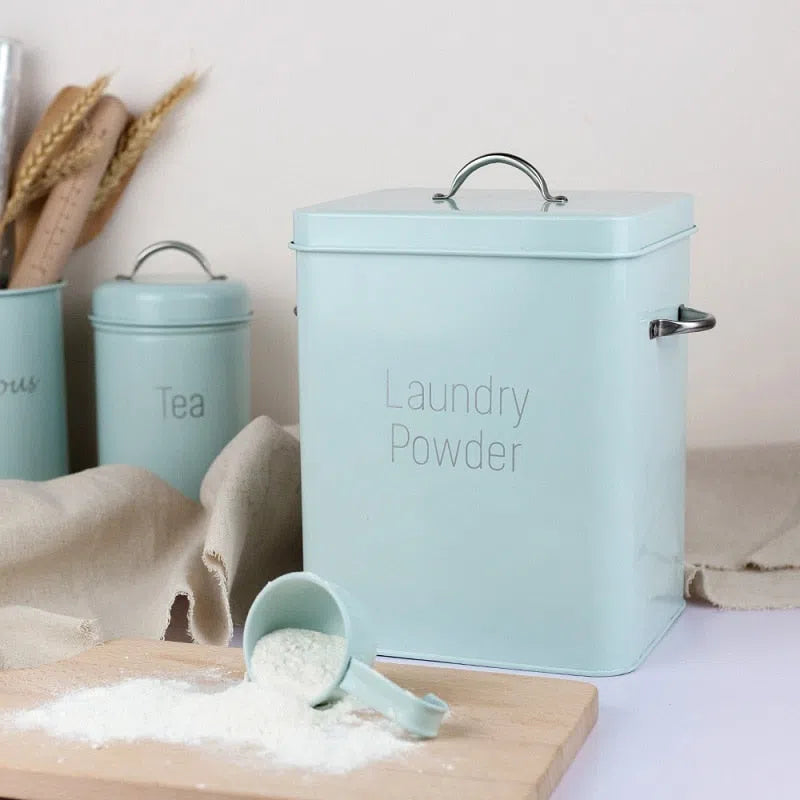 Lata Retrô para Sabão em Pó-Kasamô