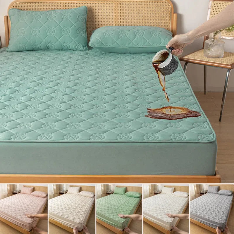 Lençol Impermeável Jacquard Com Elástico-Kasamô