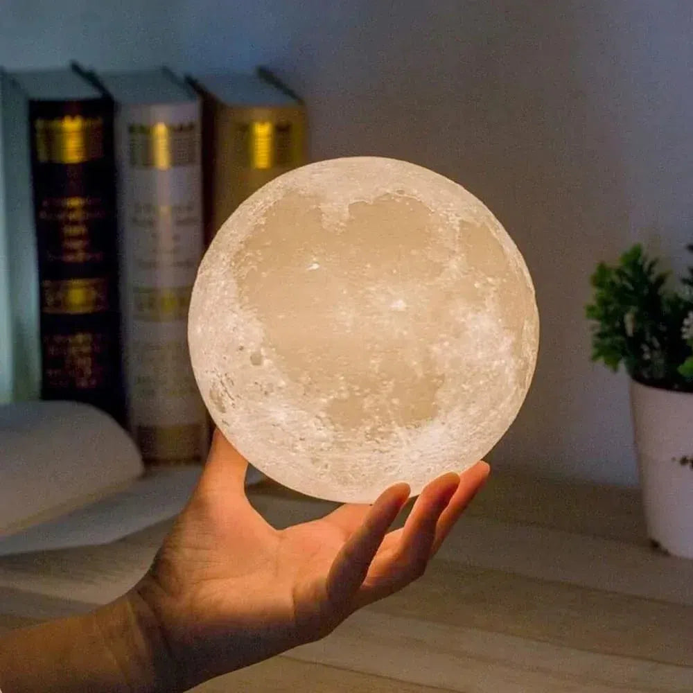Luminária Lua Cheia - Recarregável-Kasamô