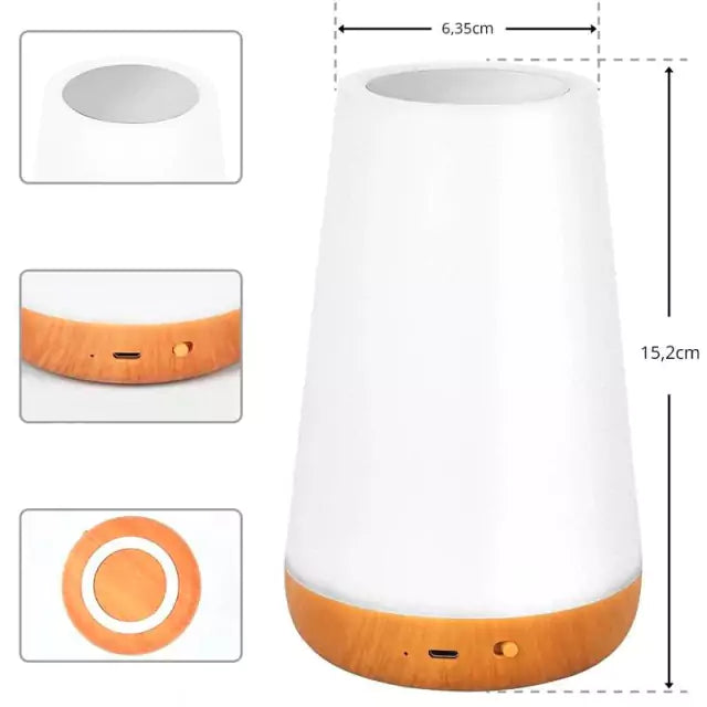 Luminária Lumni - RGB e Touch-Kasamô