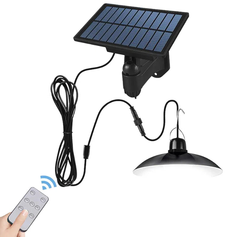 Luminária Pendente Solar com Controle Remoto-Kasamô