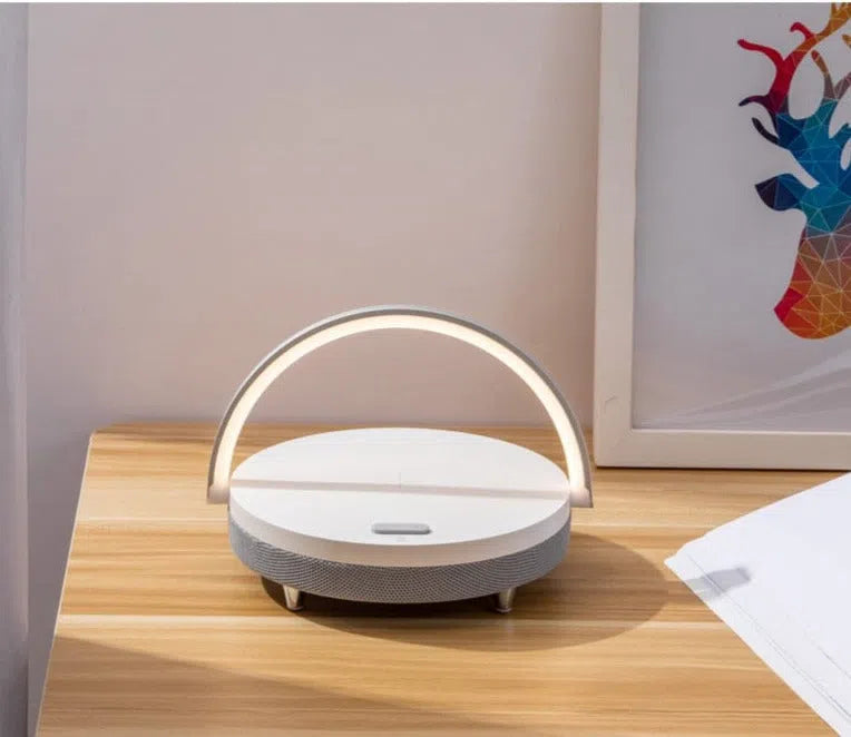 Luminária com Carregador Wireless e Caixa de Som Integrada S21 Pro-Kasamô