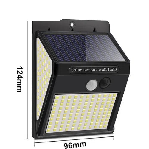 Luminária de Led Solar À Prova d'água com Sensor de Movimento-Kasamô