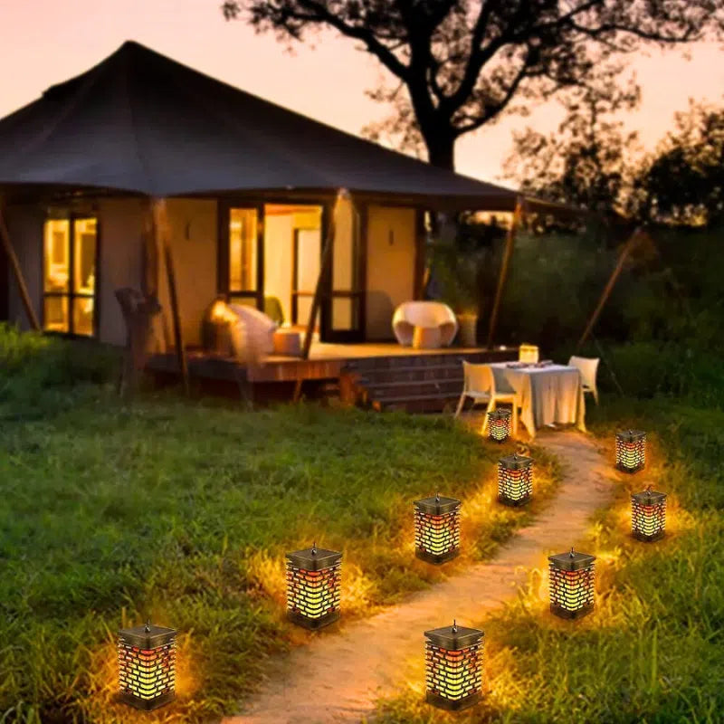 Luminária de Led Solar para Jardim À Prova d'água - Fire Urbane-Kasamô