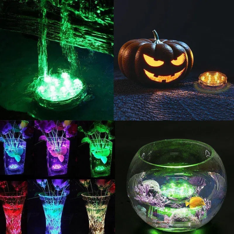 Luminária de Led Subaquática com Sucção para Piscina-Kasamô