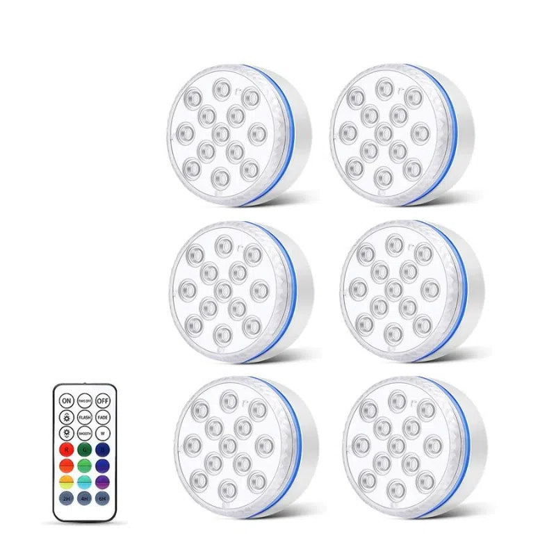 Luminária de Led Subaquática com Sucção para Piscina-Kasamô