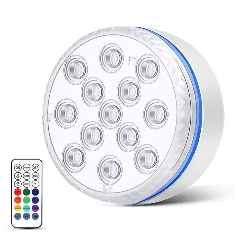 Luminária de Led Subaquática com Sucção para Piscina-Kasamô