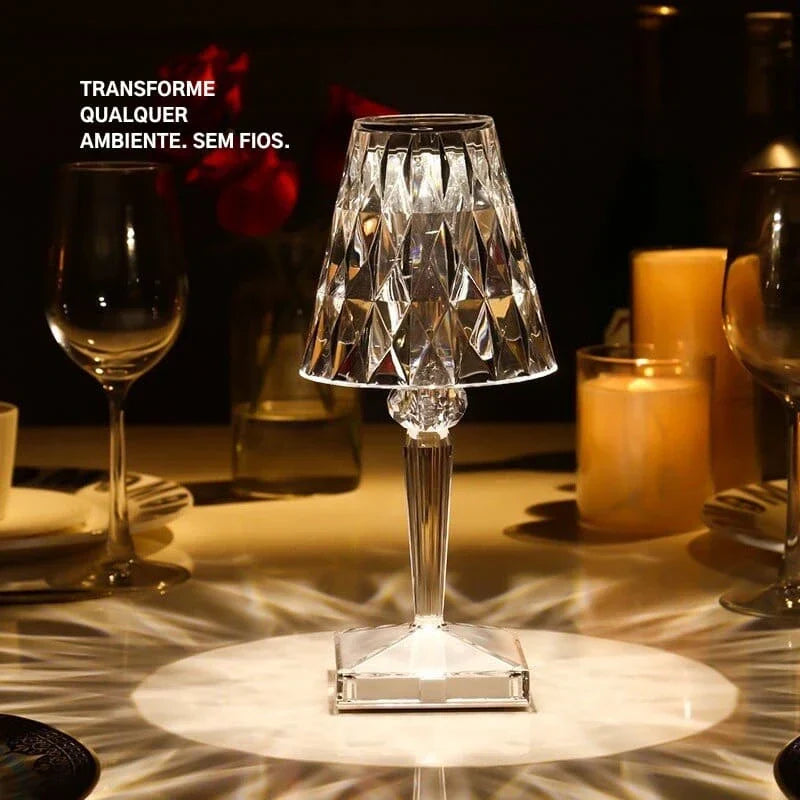 Luminária de Mesa Led Sem Fio 3 em 1 Premium Cridia