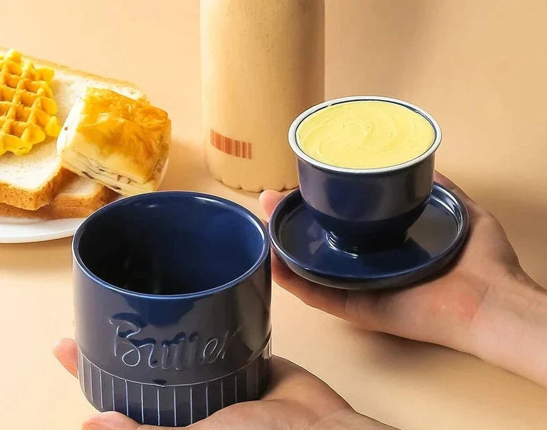 Manteigueira Francesa "Butter" em Cerâmica-Kasamô