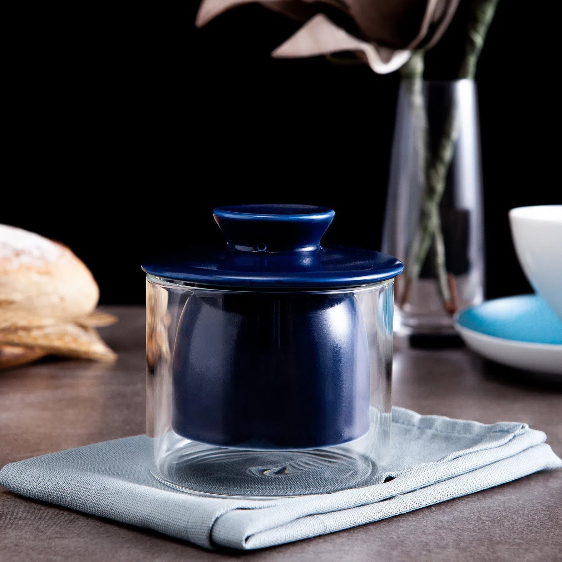 Manteigueira Francesa em Cerâmica Linha Color-Kasamô