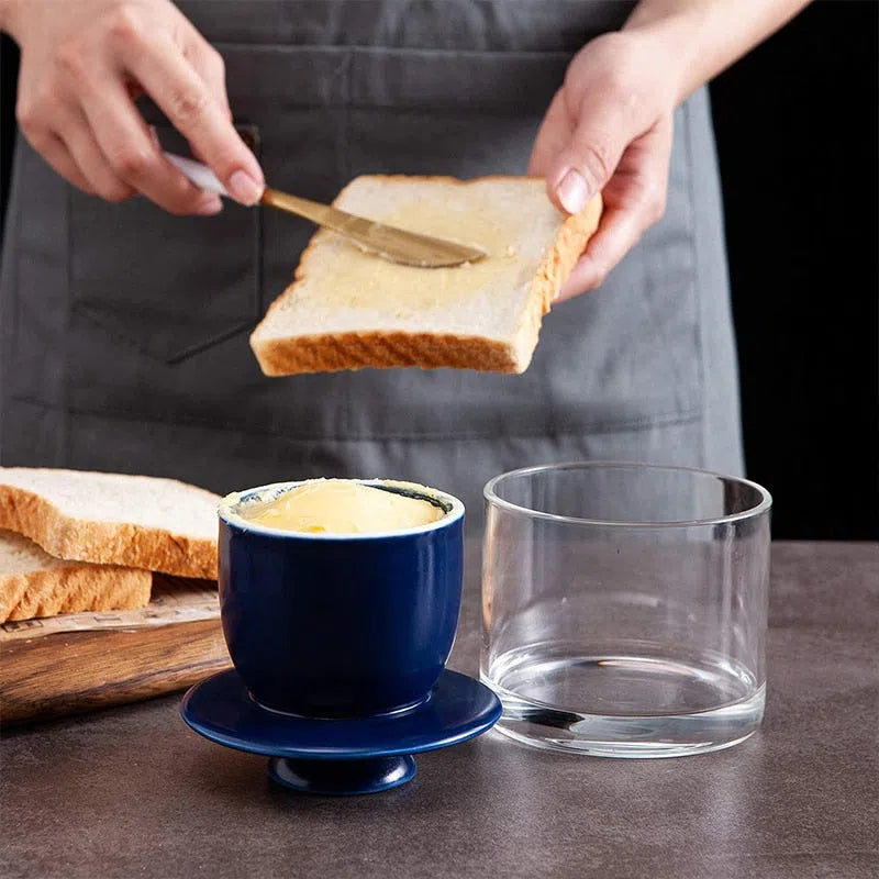 Manteigueira Francesa em Cerâmica Linha Color-Kasamô